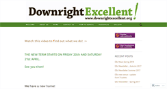 Desktop Screenshot of downrightexcellent.org